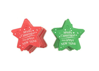 クリスマス様式の習慣によって印刷されるこつはDIYの装飾のギフトのためのさまざまな形に付けます サプライヤー