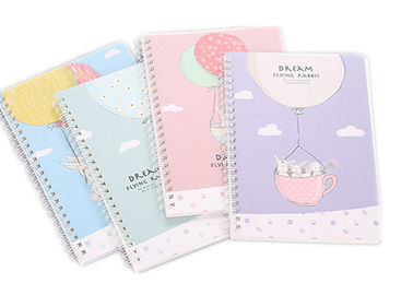 かわいいカバー習慣はノートの二重螺旋綴じの丸かどの設計を印刷しました サプライヤー
