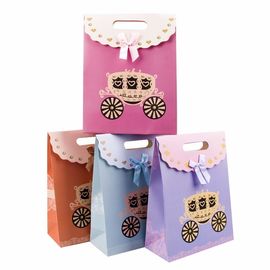 かわいく多彩なボール紙袋230gの白いボール紙材料はサイズをカスタマイズしました サプライヤー