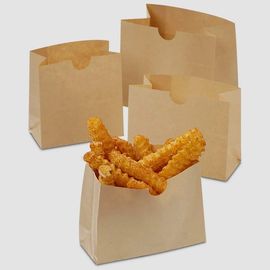 包装紙の食糧袋/抵抗力があるクラフト紙の軽食袋Gussetedタイプ グリース サプライヤー