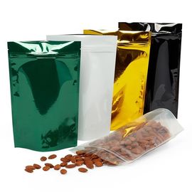光沢のあるプラスチック再使用可能な食糧袋は利用できる袋のさまざまな色を立てます サプライヤー