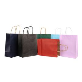 利用できる流行のクラフトの紙袋のサイズ21 * 11 * 27cmさまざまな色 サプライヤー