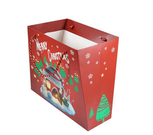 Good price カスタマイズされたサイズはクリスマスのための印刷されたギフト袋の塗被紙材料を個人化しました オンライン