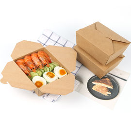 Good price ラミネーションの漏出証拠で造られる使い捨て可能な注文の食糧箱のTornableの端の設計 オンライン
