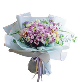 Good price 印刷される防水花の包装紙100%の木材パルプの物質的な注文のロゴ オンライン